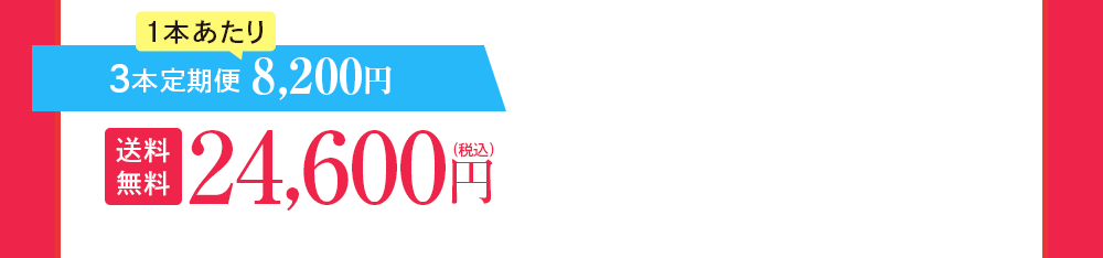 3本定期便 8,200円OFF