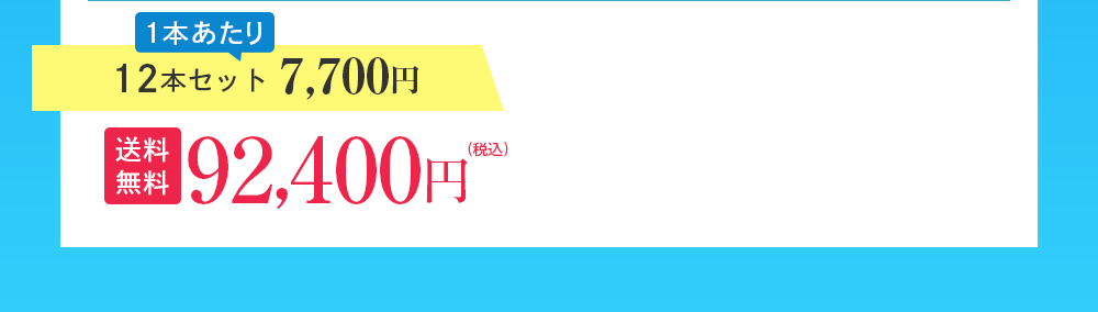 12本セット 7,700円