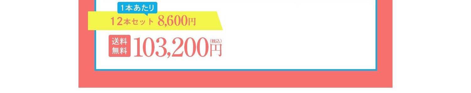 12本セット 8,600円