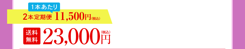 2本定期便 11,500円(税込)