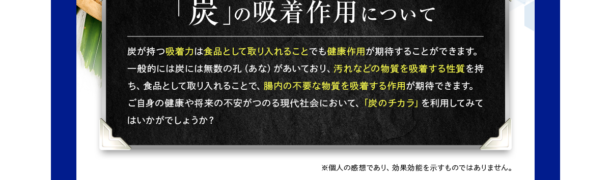 最先端の現場で活躍する「炭」の力
