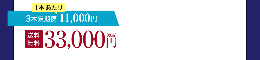 3本定期便 8,200円OFF