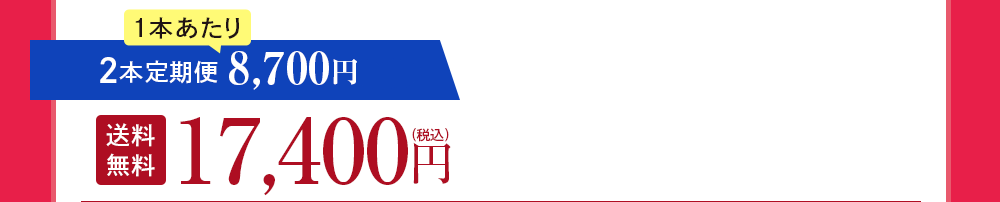 2本定期便 8,700円OFF