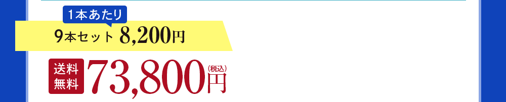 9本セット 8,200円